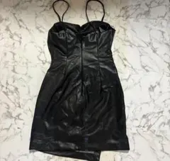 ZARA レザーワンピース