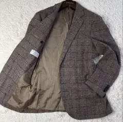 チェックのジャケット