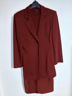 トラサルディ　スーツセット（ジャケット＆ワンピース）　バーガンディ
