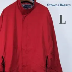 STEAVE & BARRY’S スタンドカラー 中綿ジャケット L レッド