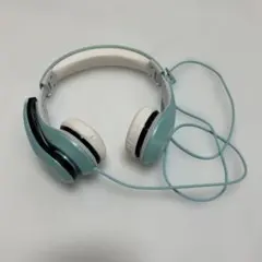 オーバーイヤーヘッドフォン 軽量ライトブルー