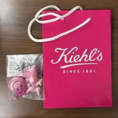 Kiehl's 3Dニコちゃんチャーム　限定ショッパー付