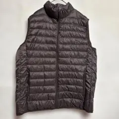 ユニクロダウンベストXL 定番 ダークブラウン‼️激安価格‼️コメントの方限定