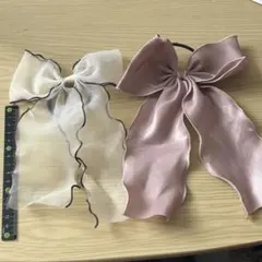 ヘアアクセサリー　リボン　セット