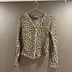 Fendi ヒョウ柄 レオパード　長袖カーディガン