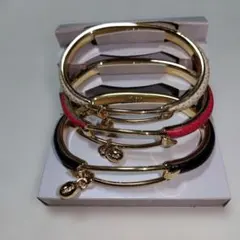 【新品未使用】GRETA FIRENZE レザーバングル　3本セット最終価格