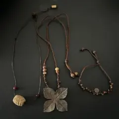 ハンドメイド ネックレスセット