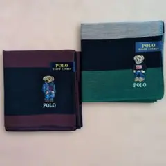 ポロラルフローレン　ハンカチ 2枚セット⑱