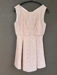 BE RADIANCE ピンク レース ノースリーブワンピース