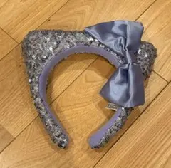 猫耳カチューシャ パープル スパンコール