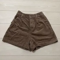 ハニーズ　コーデュロイ　ショートパンツ　ブラウン　S