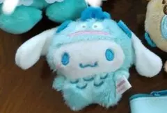 シナモロール ハンギョドン着ぐるみマスコット サンリオ キーホルダー ぬいぐるみ