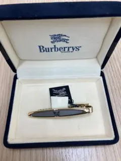 【美品】Burberrys ネクタイピン ゴールド/グレー