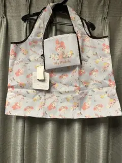 新品タグ付き☆My Melody マイメロ エコバッグ パープル しまむらのサムネイル