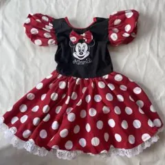 ミニー　ディズニー　古着　ワンピース　コスプレ　80cm disneyのサムネイル