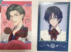 にじさんじ【Rose Valentine】 チェキ 五木左京、花籠つばさ