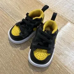 ナイキ ジョーダン1 LOW ALT ベビーシューズ 3C ブラック×オレンジ