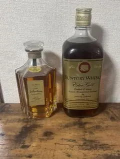 ウイスキー2本セット コニャックカミュ XOハートボトルゴールド - メルカリ