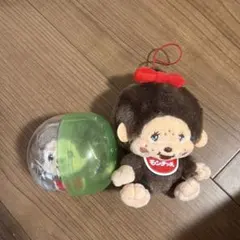 モンチッチ ぬいぐるみキーホルダー ＆ ぬいぐるみバッチセット