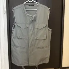SHAGGIE ミリタリーベスト カーキのサムネイル