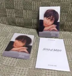 SnowMan　阿部亮平　snowworld　チラ見カード　ポップアップ　フォト