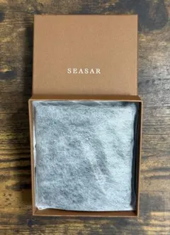 美品 SEASAR 二つ折り財布 ブラック - メルカリ