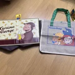 Curious George トートバッグ/ボックス/新品