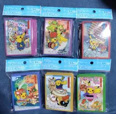 ポケモンセンタートウホクR お祭りごっこ ポケカ　スリーブ　デッキシールド 6種