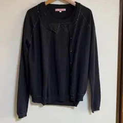 レベッカテイラー REBECCATAYLOR アンサンブル ニット ブラック