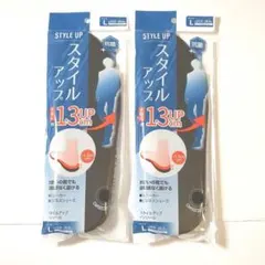 シークレットインソール 1.3cm メンズ 24～28cm 脚長 2足分 抗菌