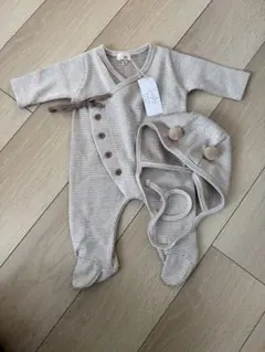 Bisque くまロンパースセット