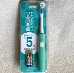 【新品未使用】OMRON 音波式電動歯ブラシ HT-B216-G ミントグリーン