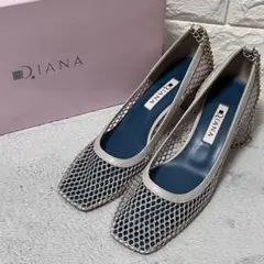 美品✨ダイアナ DIANA メッシュ パンプス 22.5cm スクエアトゥのサムネイル