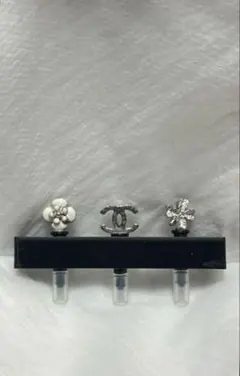 CHANEL シャネル　イヤホンジャック　花柄　3点セット