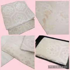 ✿*✿様 【袋帯】銀/シルバー系　正絹　銀糸　織帯　訪問着や留袖に最適。フォーマ