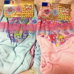 スマイルプリキュア 3分袖インナー1枚＋ショーツ2枚 100cm 10年前未 