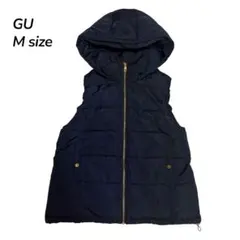 GU ネイビー Mサイズ ダウンベスト