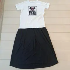 ディズニー　Disney Minnie Mouse カットソー　ワンピース