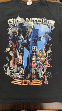 メガデス Tシャツ MEGADETH GIGANTOUR バンドT 古着 黒 S
