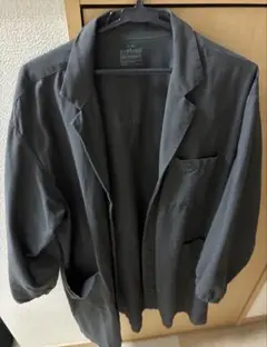 グレー ロングジャケット