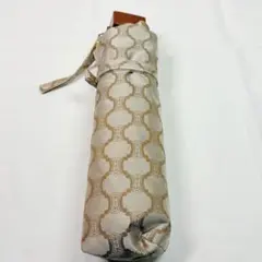 CELINE セリーヌ　マカダム　トリオンフ総柄　ゴールド　晴雨兼用折りたたみ傘のサムネイル