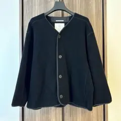 Graphpaper 黑色開襟毛衣 尺寸1