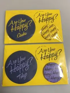 【未使用】嵐 Are you Happy? 会場限定缶バッジ 2個セット