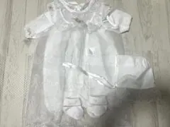 美品】セレモニードレス 50〜60cm お宮参り 新生児 退院着