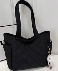 【美品】キルティング トートバッグ 大容量 軽量