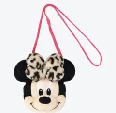 ミニーマウス ショルダーバッグ ヒョウ柄
