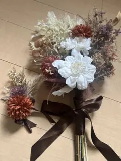 ブーケ&ブートニア　セット プリザーブドフラワー