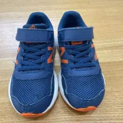 New Balance ネイビー/オレンジ スニーカー