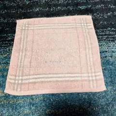 BURBERRY LONDON チェック柄ウォッシュタオル