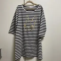 UNIQLO クリスタルボールコラボ ボーダーTシャツ